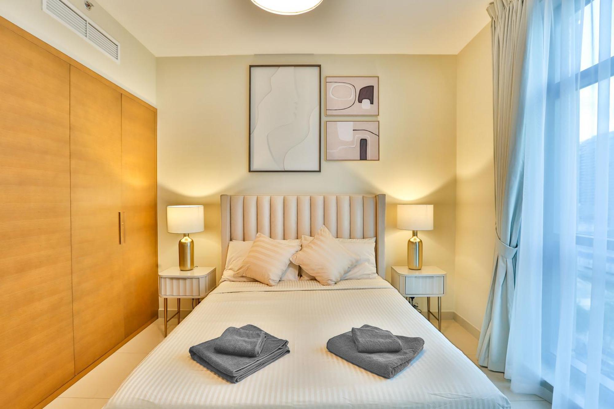Lux 1Br 2 Min To Burj Khalifa Apartment Dubai Exterior photo